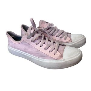 PEOPLE Pink and White Lightweight Sneakers sz8